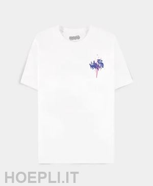  - naruto shippuden: power ball loose fit white (t-shirt unisex tg. m)