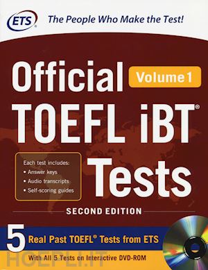  - official toefl ibt tests + dvd rom - volume 1