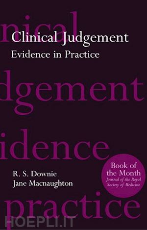 downie robin; macnaughton jane - clinical judgement