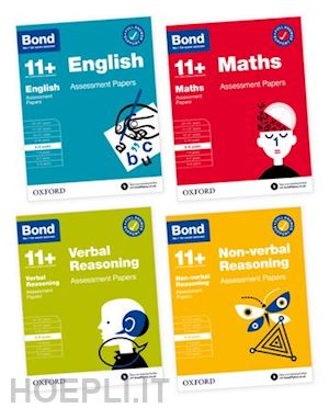 bond 11+; various - bond 11+: bond 11+ english, maths, non-verbal reasoning, verbal reasoning assessment papers 8-9 years bundle