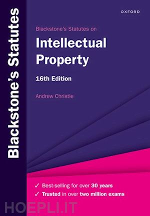 christie andrew - blackstone's statutes on intellectual property