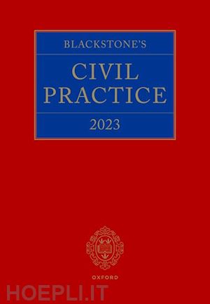 sime stuart (curatore); french derek (curatore) - blackstone's civil practice 2023