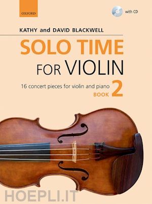 blackwell kathy; blackwell david - solo time for violin book 2