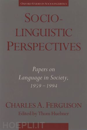 ferguson charles a. - sociolinguistic perspectives