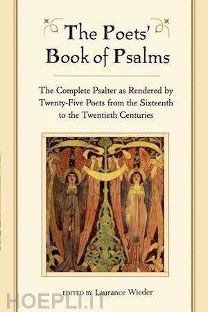 wieder laurance - the poets' book of psalms