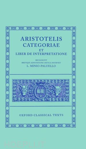 minio-paluello l. - aristotle categoriae et liber de interpretatione