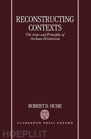 hume robert - reconstructing contexts