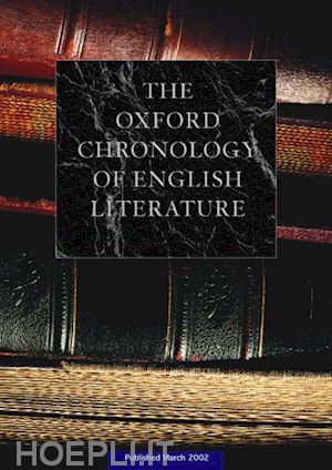 cox michael - the oxford chronology of english literature