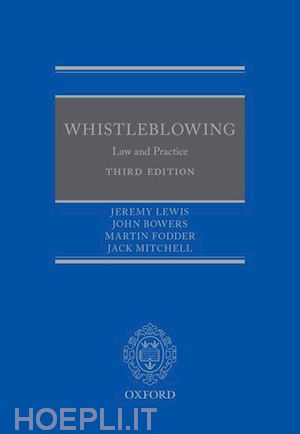 lewis jeremy; bowers qc john; fodder martin; mitchell jack - whistleblowing