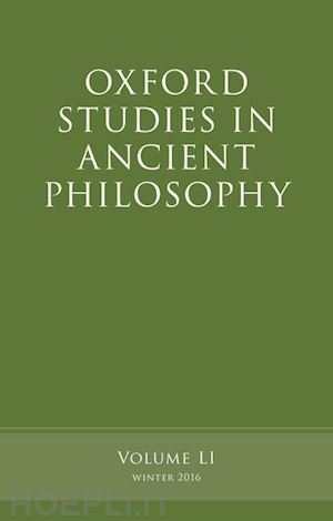 caston victor (curatore) - oxford studies in ancient philosophy, volume 51