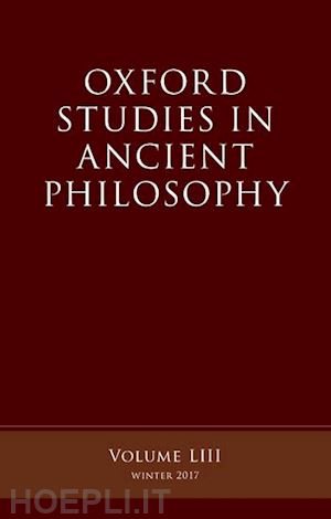 caston victor (curatore) - oxford studies in ancient philosophy, volume 53