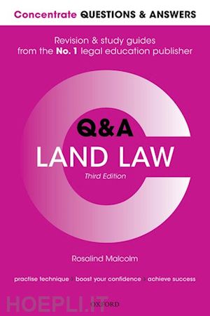 malcolm rosalind - concentrate questions and answers land law