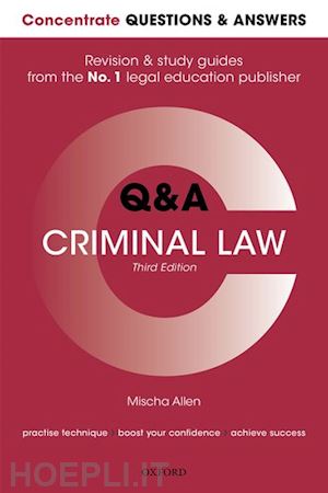 allen mischa - concentrate questions and answers criminal law