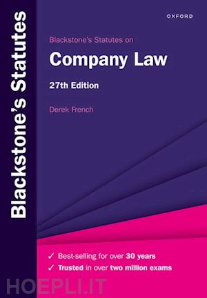 french derek - blackstone's statutes on company law