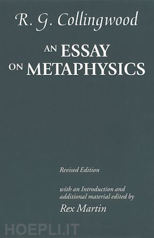 collingwood r. g. - an essay on metaphysics