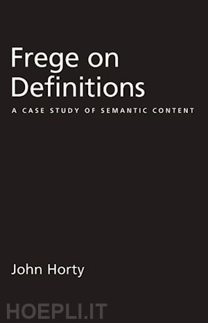 horty john - frege on definitions