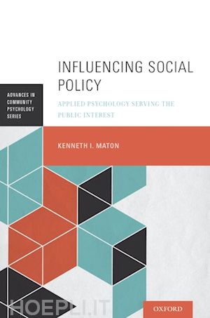 maton kenneth i. - influencing social policy