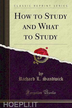 richard l. sandwick - how to study and what to study