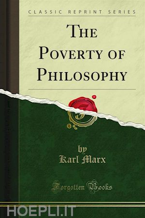 karl marx - the poverty of philosophy