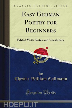 chester william collmann - easy german poetry for beginners