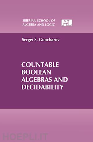 goncharov sergei s. - countable boolean algebras and decidability