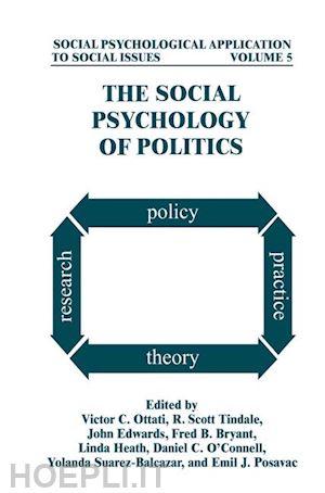 ottati victor c. (curatore); tindale r. scott (curatore); edwards john (curatore); bryant fred b. (curatore); heath linda (curatore); suarez-balcazar yolanda (curatore); posavac emil j. (curatore) - the social psychology of politics