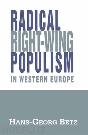 betz hans-georg - radical right-wing populism in western europe