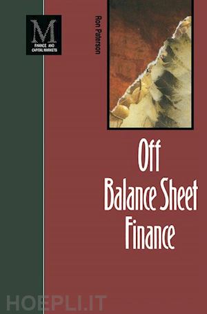 paterson ron - off balance sheet finance