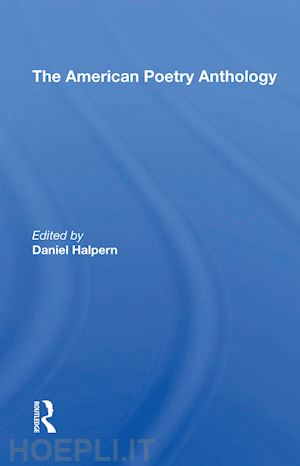 halpern daniel - the american poetry anthology