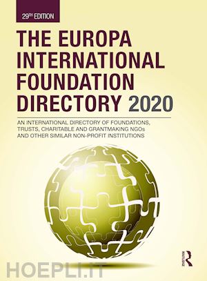 europa publications (curatore) - the europa international foundation directory 2020