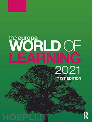 europa publications (curatore) - the europa world of learning 2021