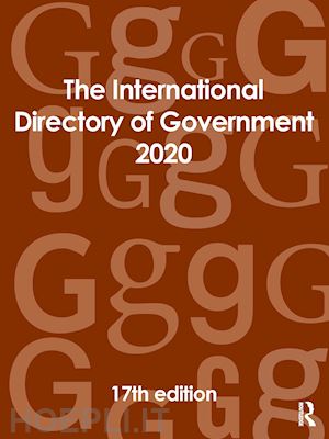 europa publications (curatore) - the international directory of government 2020