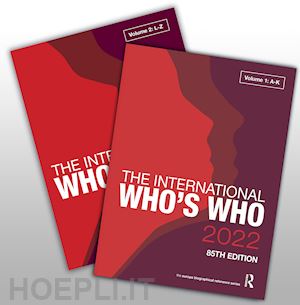 publications europa (curatore) - the international who's who 2022