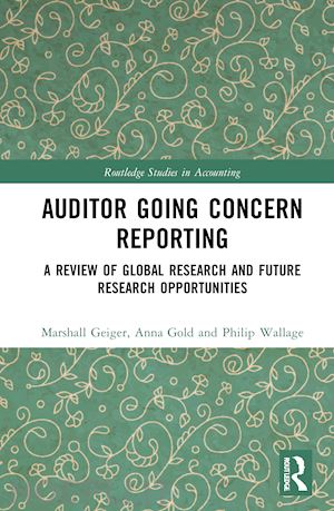 geiger marshall a.; gold anna; wallage philip - auditor going concern reporting