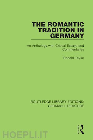 taylor ronald - the romantic tradition in germany