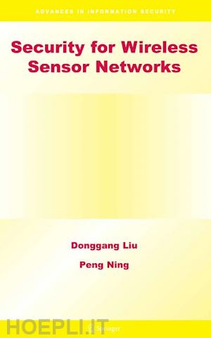 liu donggang; ning peng - security for wireless sensor networks
