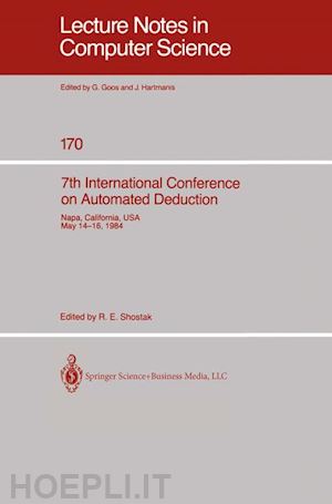 shostak r. e. (curatore) - 7th international conference on automated deduction