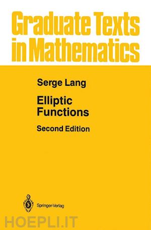 lang serge - elliptic functions
