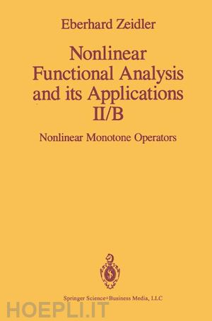 zeidler e. - nonlinear functional analysis and its applications