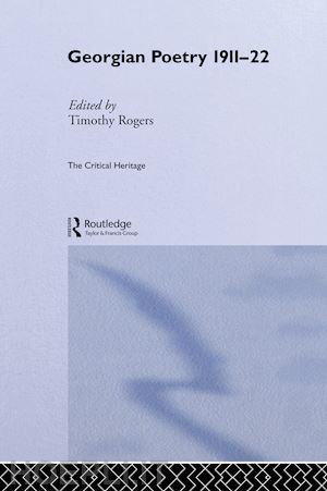 rogers timothy (curatore) - georgian poetry 1911-22