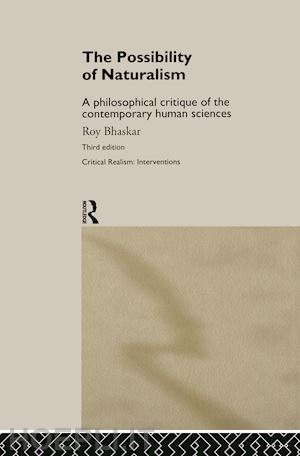 bhaskar roy - the possibility of naturalism