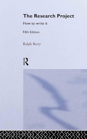 berry ralph - the research project