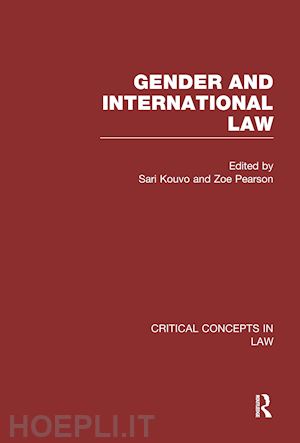 pearson zoe (curatore); kouvo sari (curatore) - gender & international law