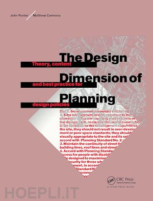 carmona matthew; punter john - the design dimension of planning