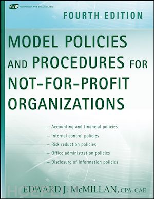 mcmillan ej - model policies and procedures for not-for-profit organizations, 4th edition