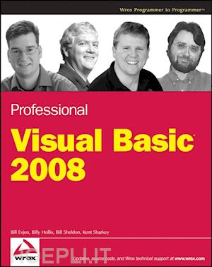 evjen bill; hollis billy; sheldon bill; sharkey kent - professional visual basic 2008