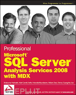 harinath sivakumar; zare robert; meenakshisundaram sethu; carroll matt; lee denny guang–yeu - professional microsoft sql server analysis services 2008 with mdx
