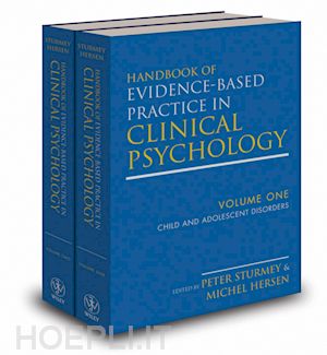 clinical psychology; peter sturmey; michel hersen - handbook of evidence-based practice in clinical psychology, two-volume set