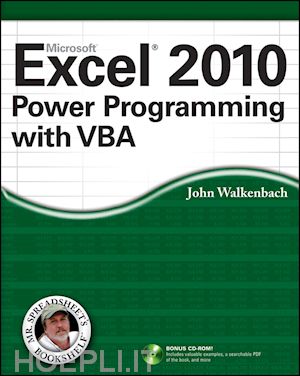 walkenbach john - excel 2010 power programming with vba