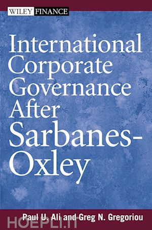 ali p - international corporate governance after sarbanes– oxley